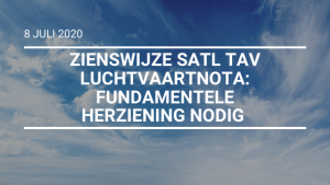 zienswijze luchtvaartnota